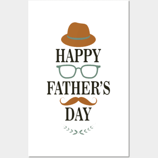 Happy fathers day Posters and Art